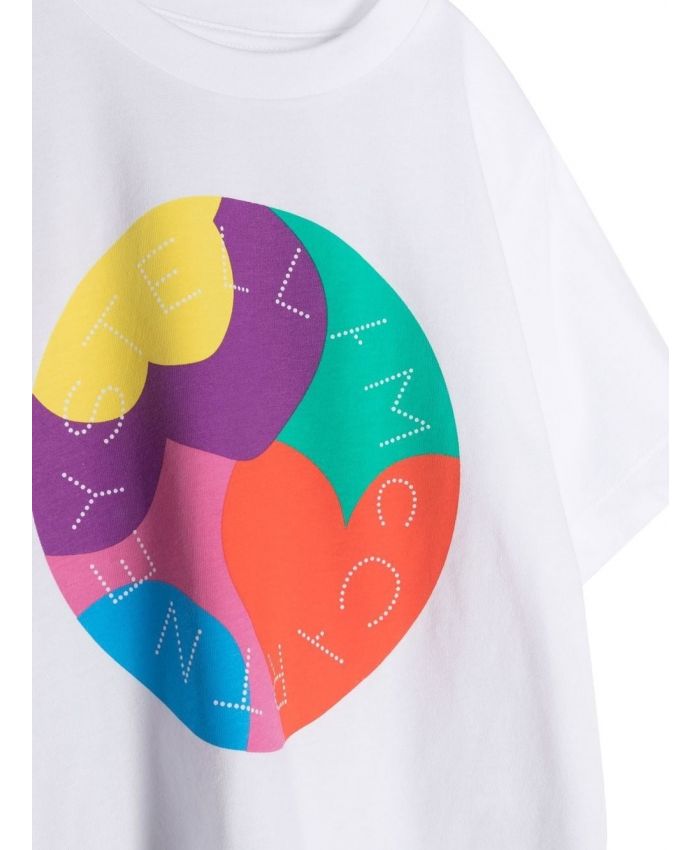 Stella McCartney Kids - logo-print cotton T-shirt