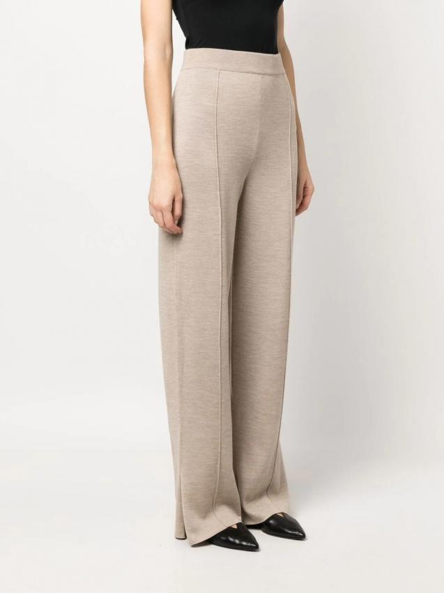 The Row - high-waist fine knit trousers