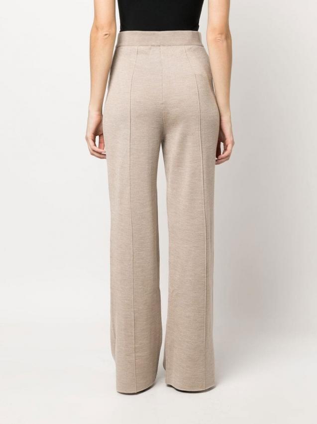 The Row - high-waist fine knit trousers