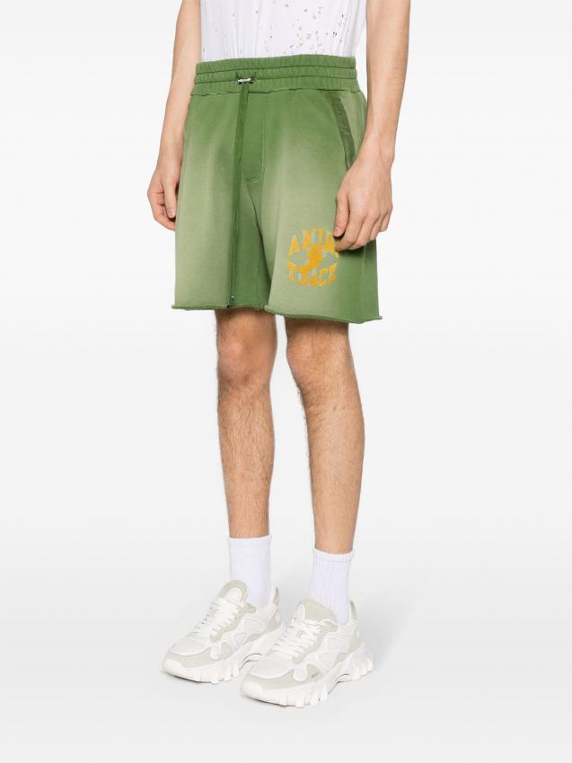 Amiri - logo-embellished cotton track shorts