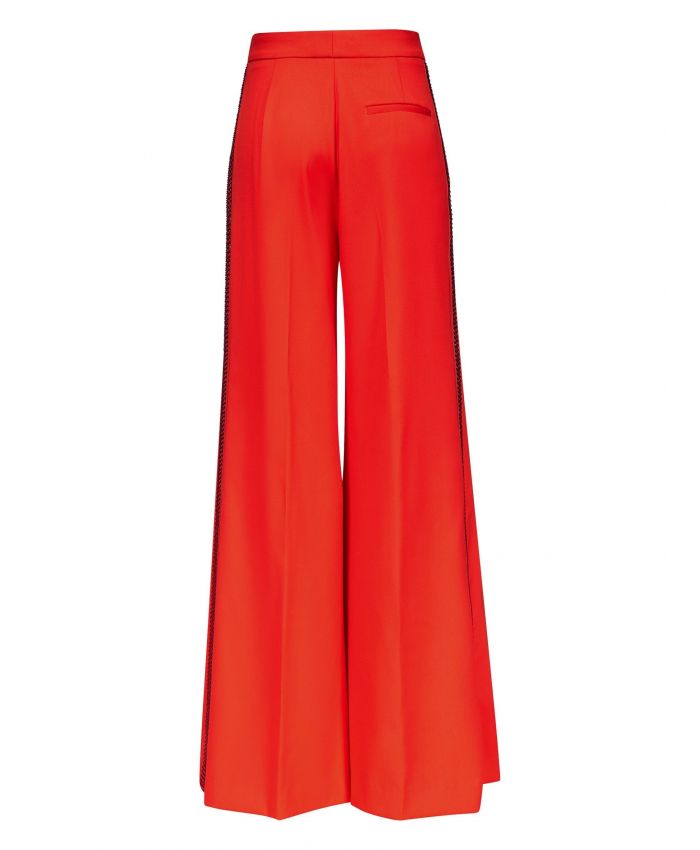 Area - crystal-embellished palazzo trousers