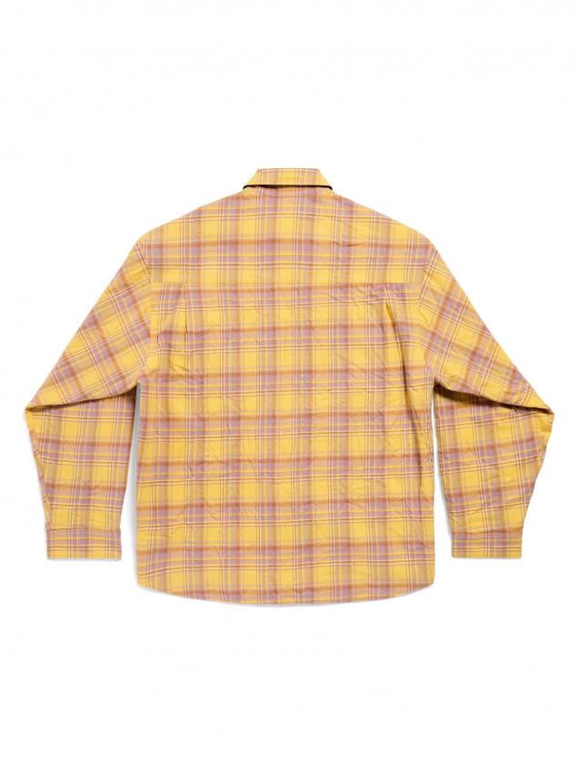 Balenciaga - reversible checked shirt