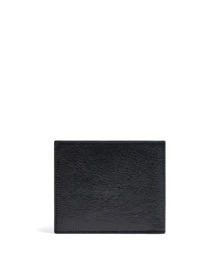 Balenciaga - Monaco logo-plaque leather wallet