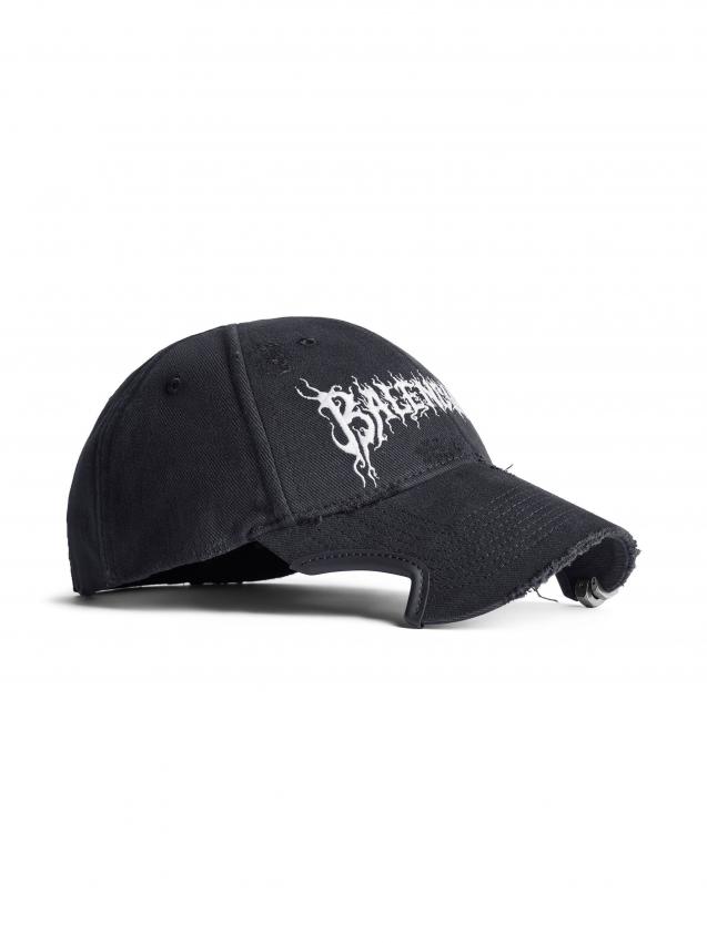 Balenciaga - logo-embroidered cotton cap
