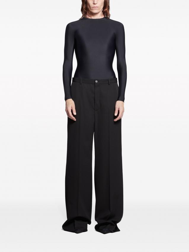 Balenciaga - wool wide-leg trousers