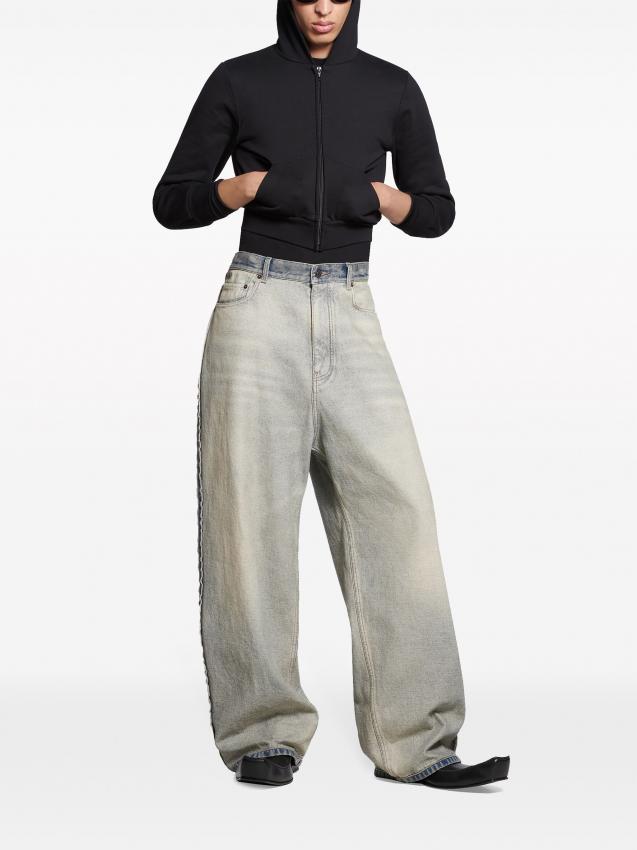 Balenciaga - light-wash loose-fit jeans