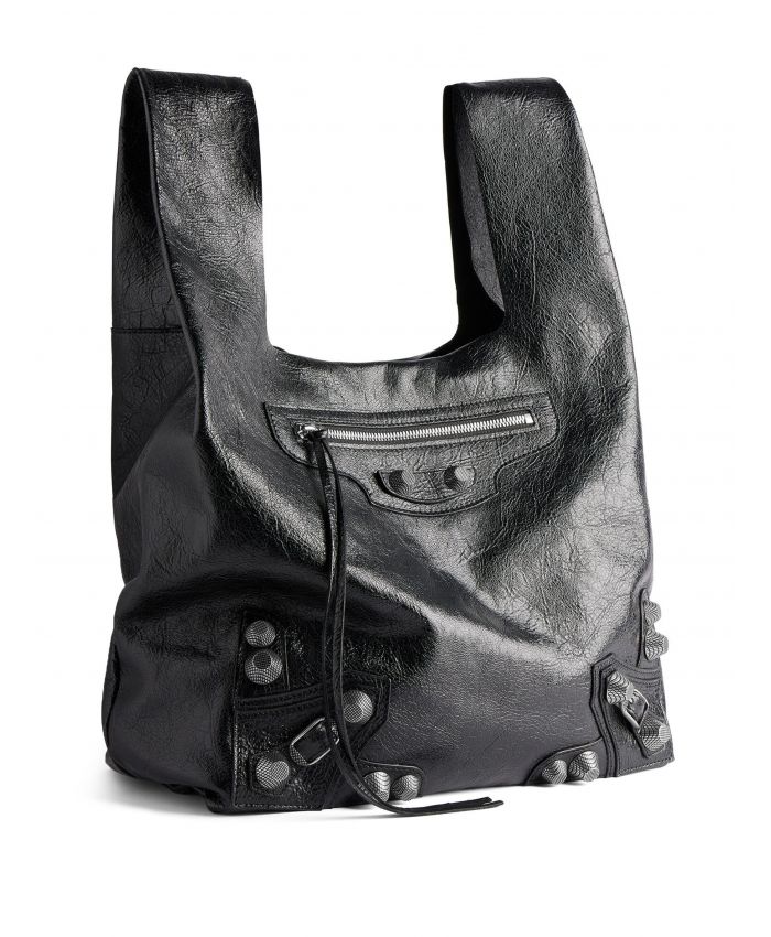 Balenciaga - Le Cagole stud-embellished tote bag