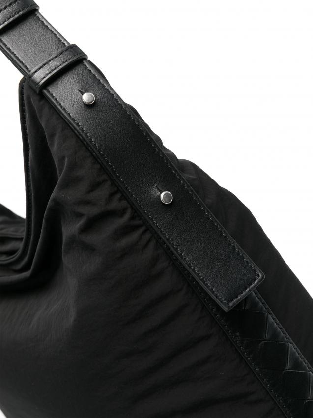 Bottega Veneta - Intrecciato-trim padded shoulder bag