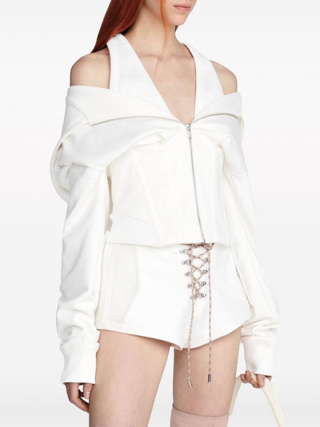 Dion Lee - layered corset-style hoodie
