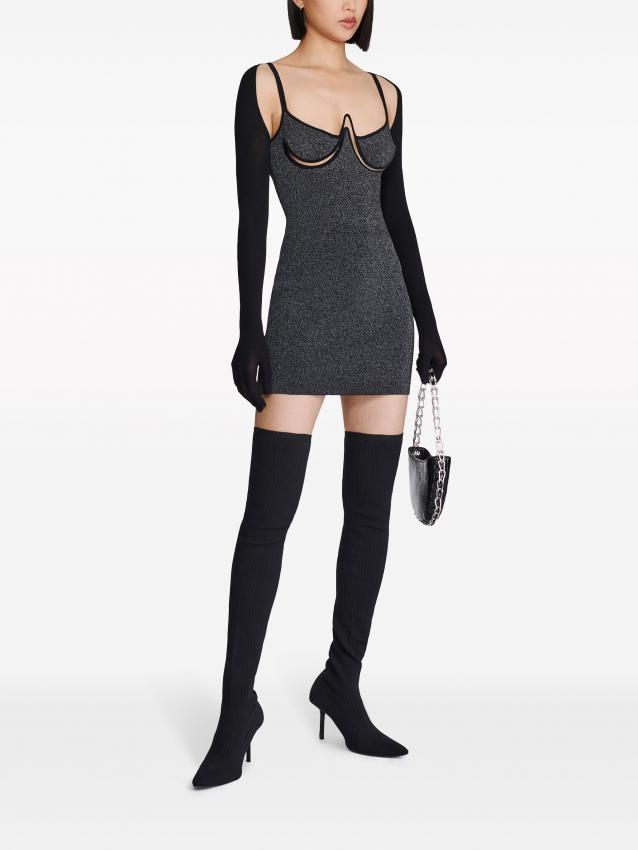 Dion Lee - bustier-style knitted minidress