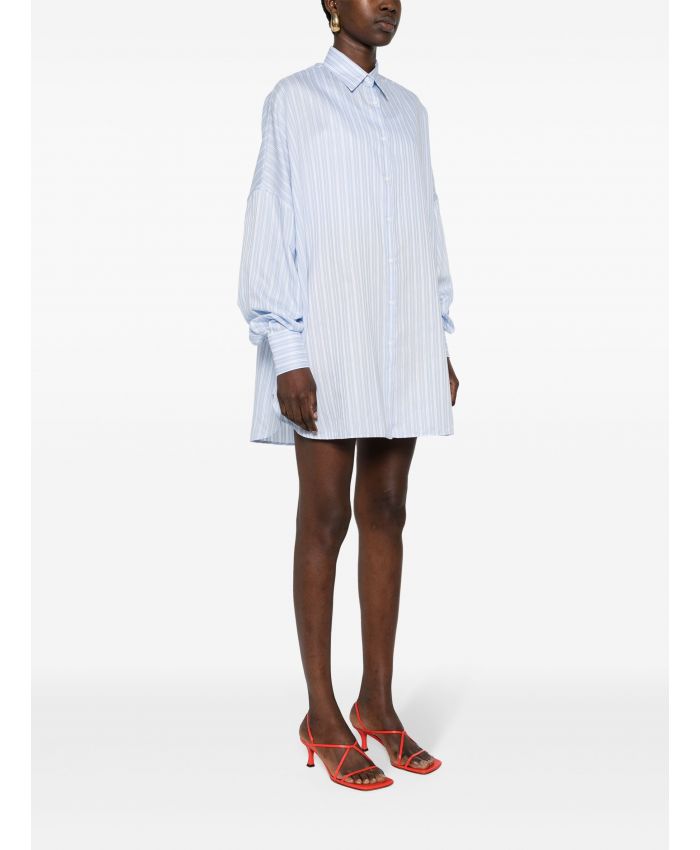 Ermanno Scervino - striped batwing-sleeve shirt
