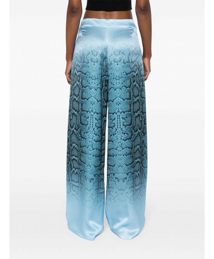 Ermanno Scervino - snakeskin-print silk trousers