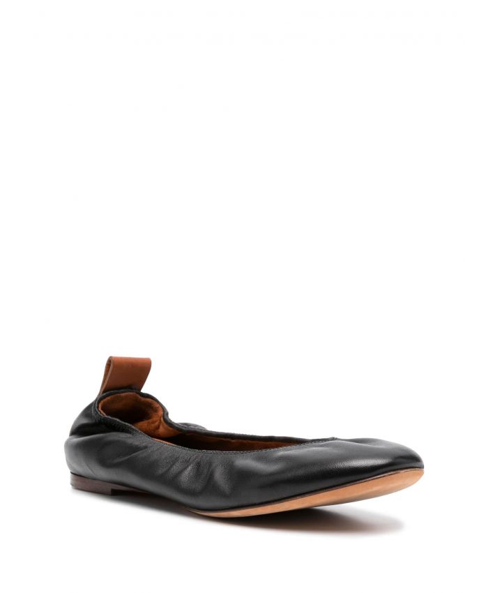 Lanvin - leather ballerina shoes