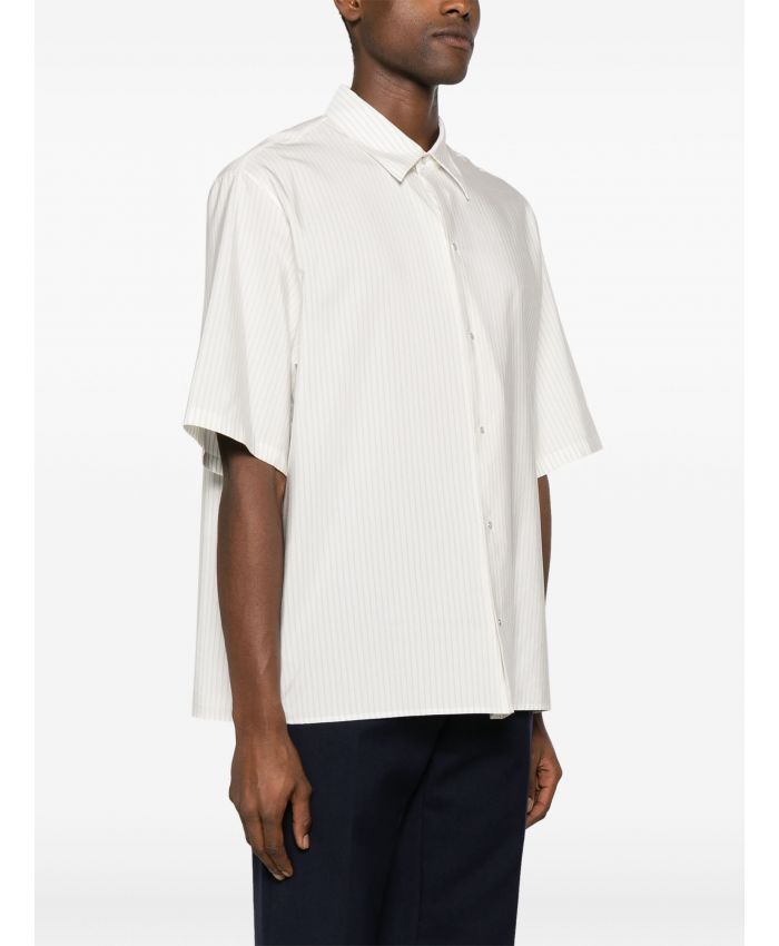 Lanvin - pinstriped silk-blend shirt
