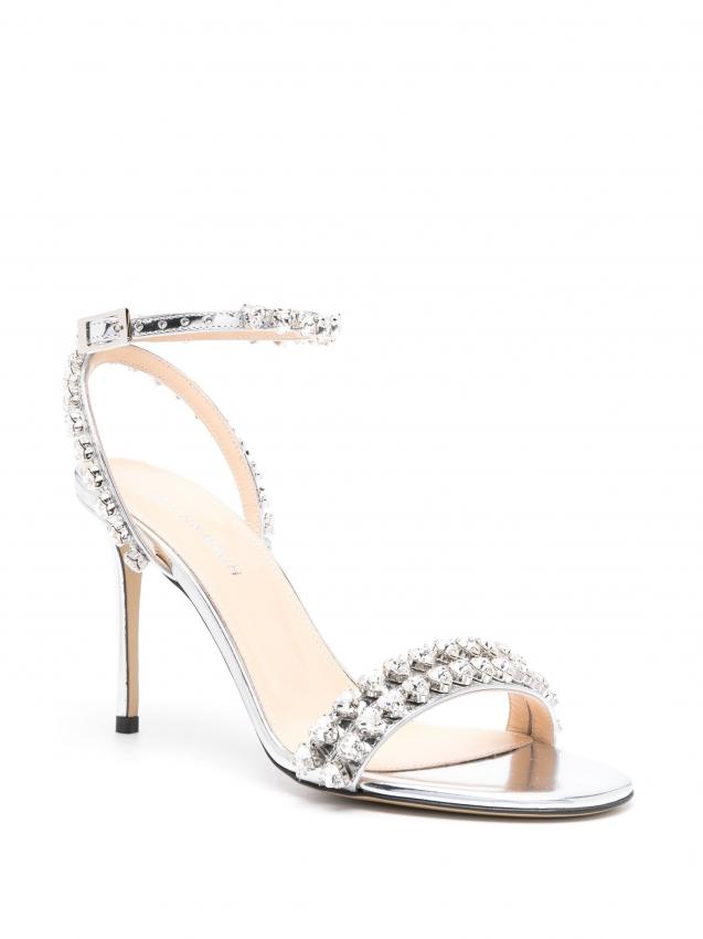 Mach & Mach - Audrey 95mm crystal-embellished sandals