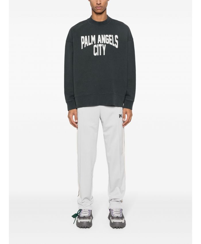 Palm Angels - City washed-effect sweatshirt