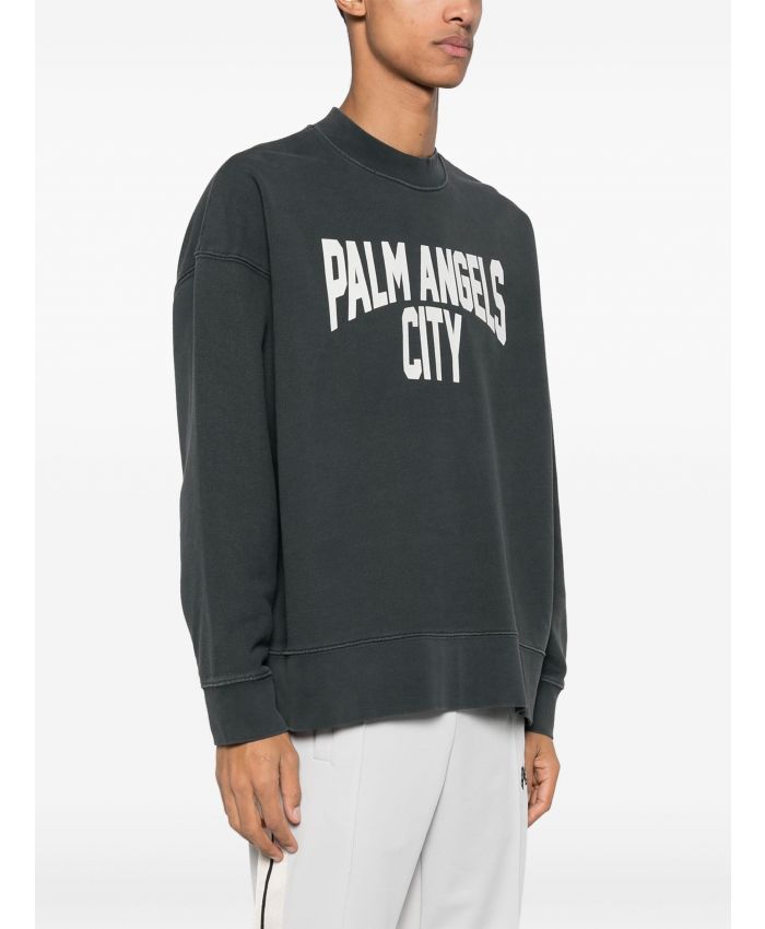 Palm Angels - City washed-effect sweatshirt