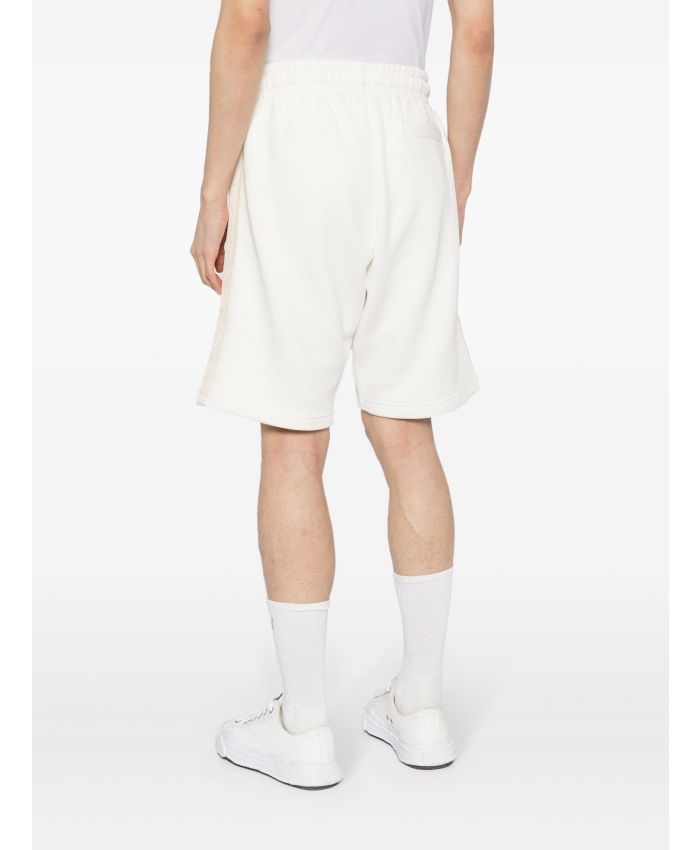 Palm Angels - logo-tape cotton track shorts