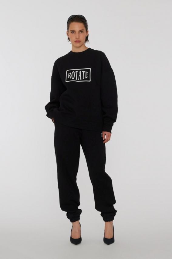 Rotate - sweatpants with logo black