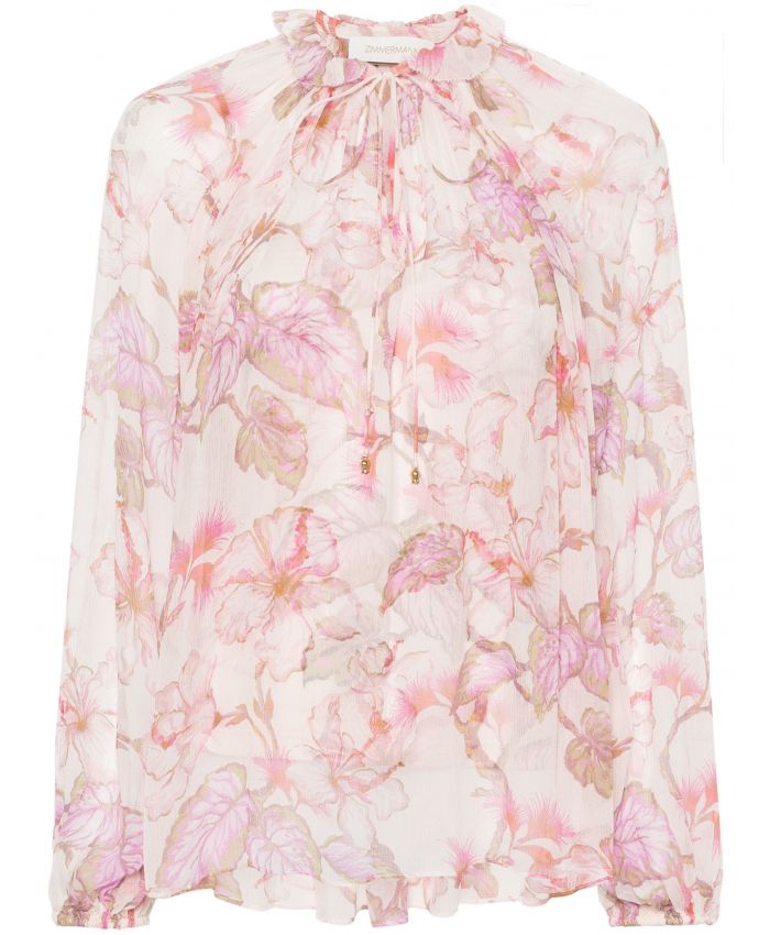 Zimmermann - Matchmaker Billow floral-print blouse