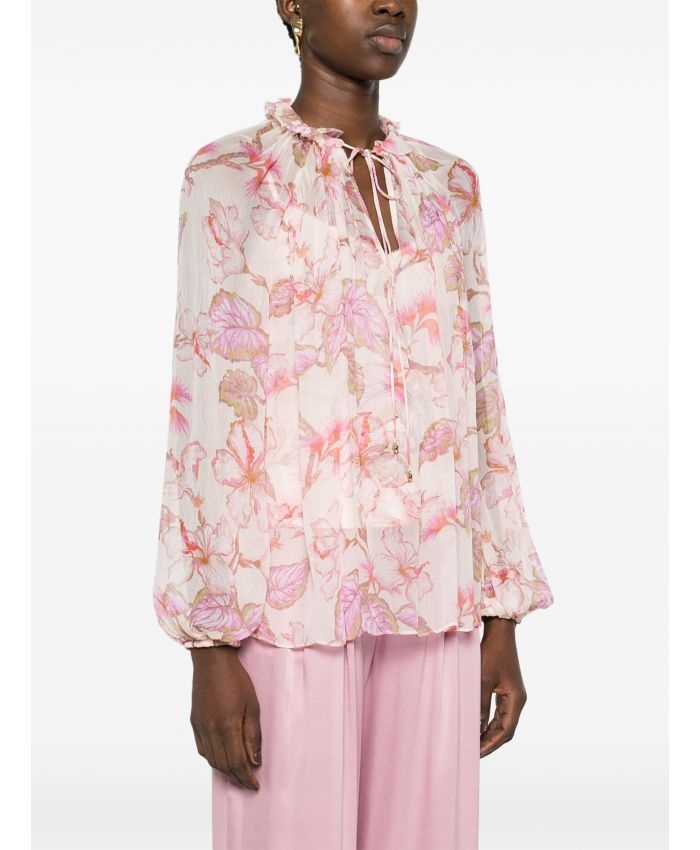 Zimmermann - Matchmaker Billow floral-print blouse