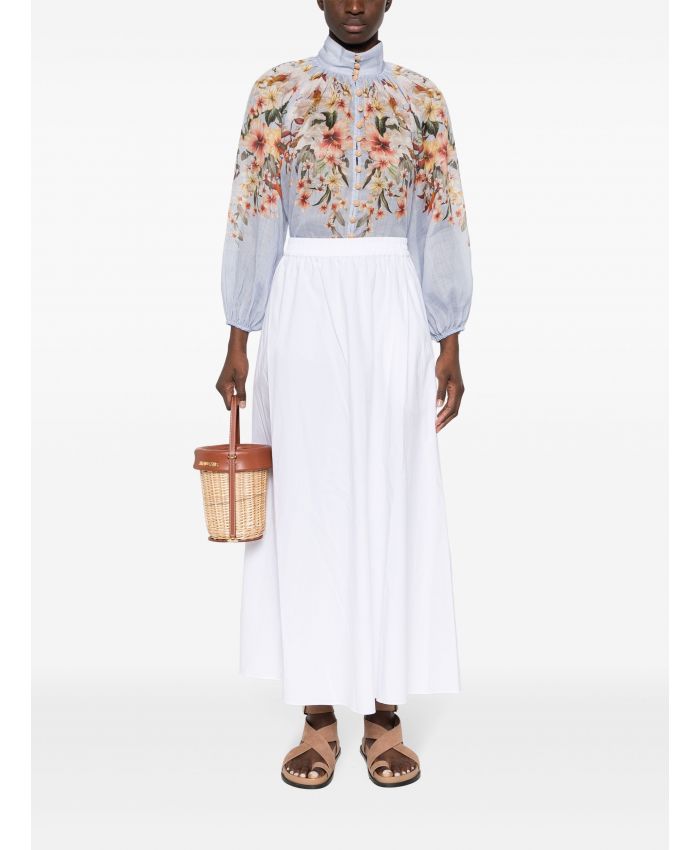 Zimmermann - Lexi Billow floral-print blouse
