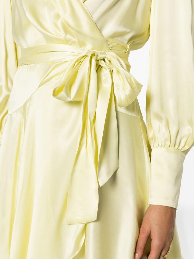 Zimmermann - silk wrap dress