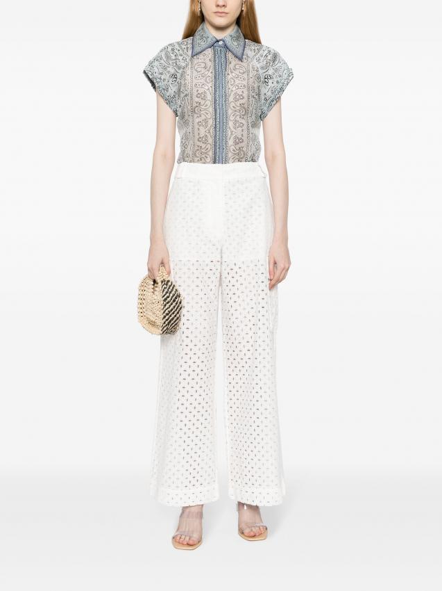 Zimmermann - Matchmaker Anglaise cotton trousers