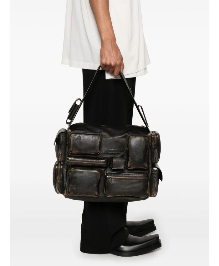 Balenciaga - leather shoulder bag