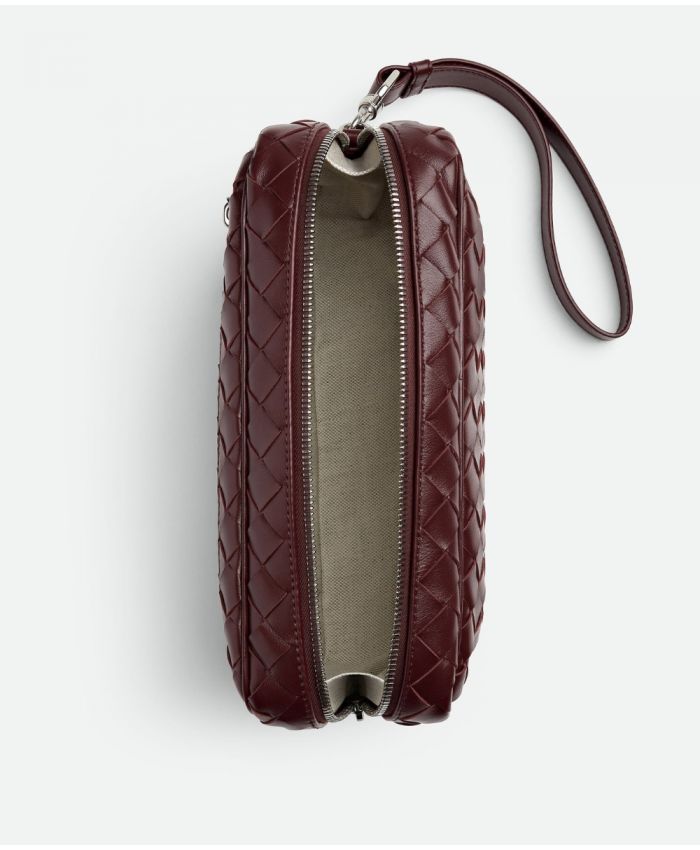 Bottega Veneta - Intrecciato zipped clutch bag