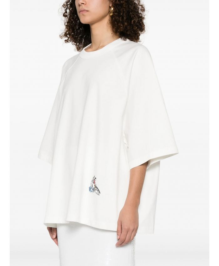 Bottega Veneta - embroidered-motif T-shirt