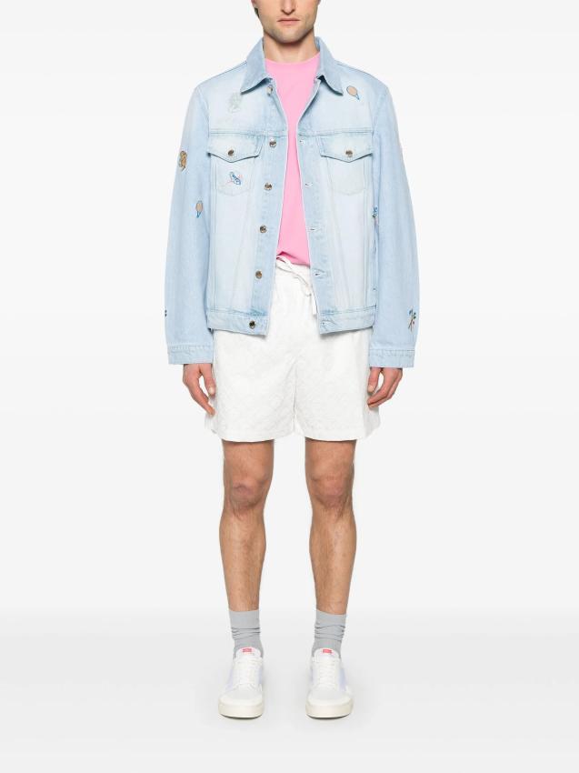 Casablanca - embroidered denim jacket