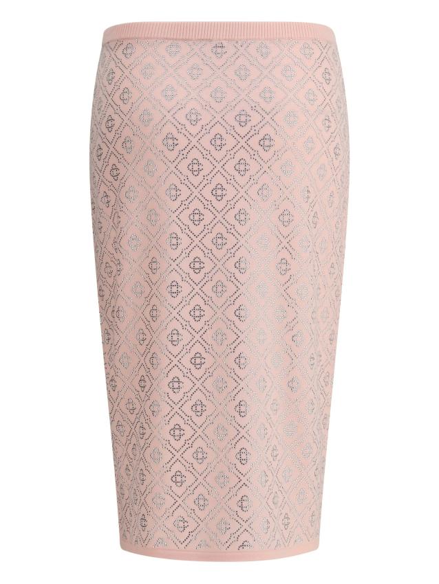 Casablanca - logo-print midi skirt