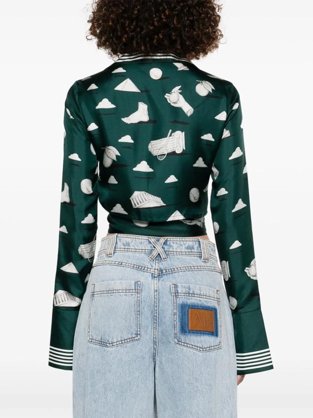Casablanca - graphic-print blouse