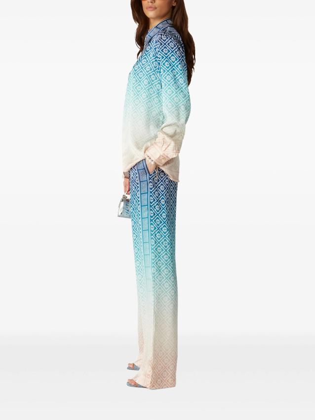 Casablanca - ombrè-effect trousers