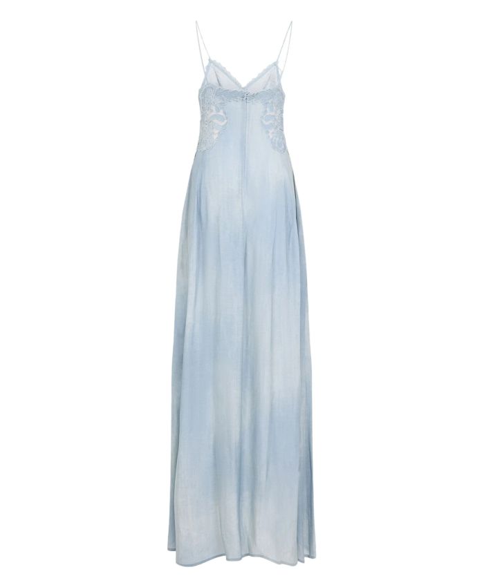 Ermanno Scervino - lace-appliquè maxi dress