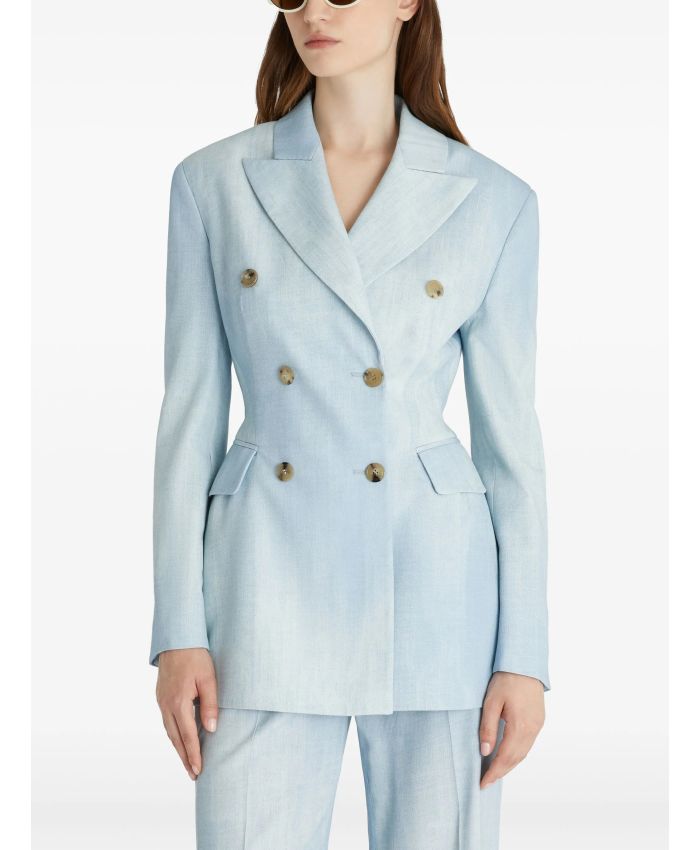 Ermanno Scervino - denim-print blazer