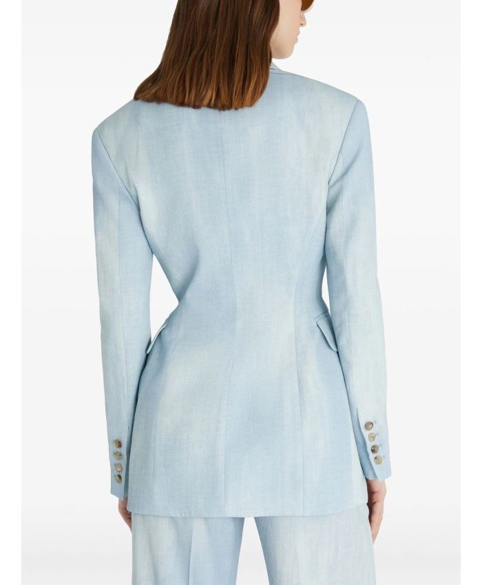 Ermanno Scervino - denim-print blazer