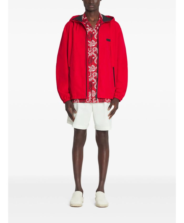 Lanvin - floral-print shorts
