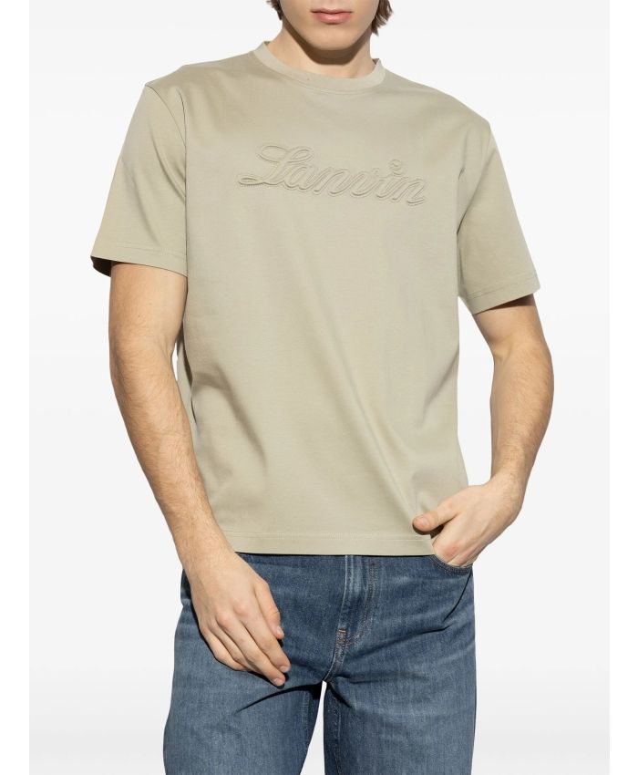 Lanvin - logo-embossed T-shirt