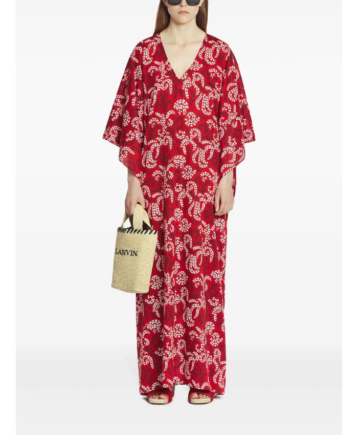Lanvin - floral-print kaftan