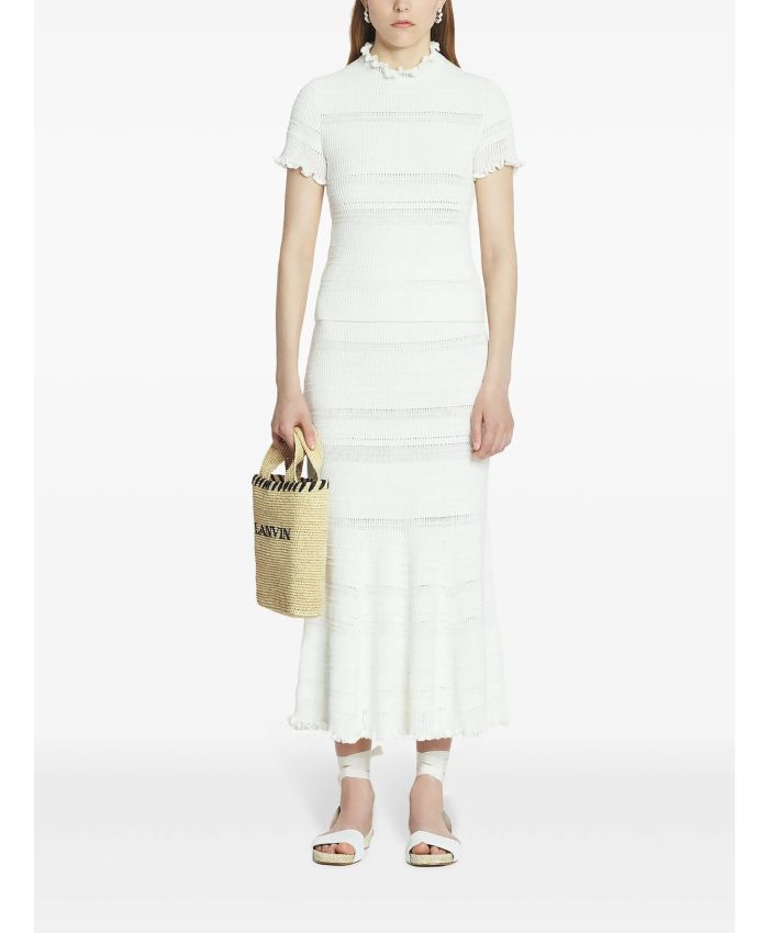 Lanvin - cotton maxi skirt
