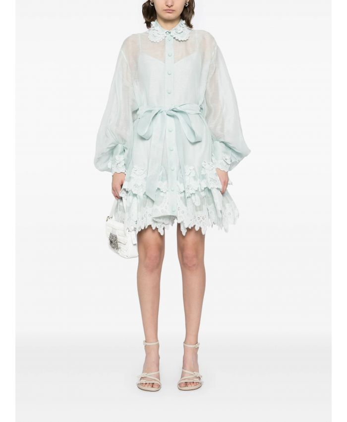 Zimmermann - Crush lace shirt dress