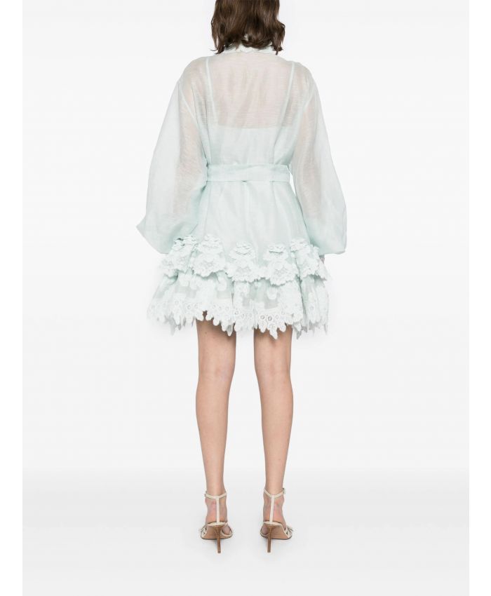 Zimmermann - Crush lace shirt dress