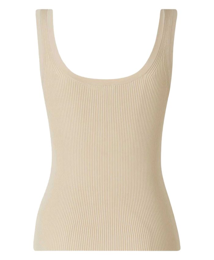 Zimmermann - ribbed square-neck tank top