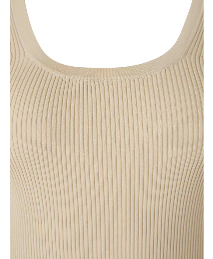 Zimmermann - ribbed square-neck tank top