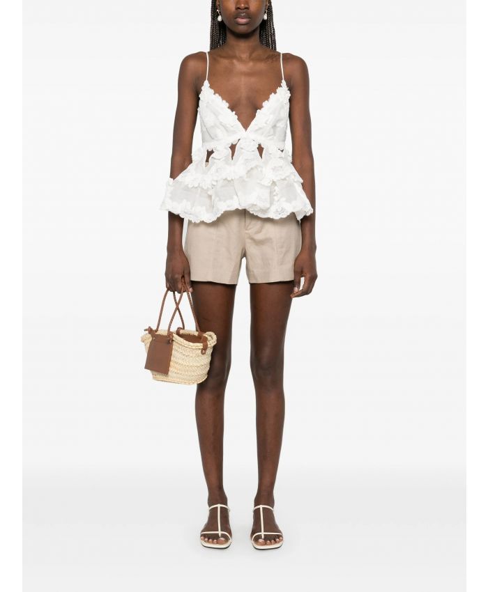 Zimmermann - crush-lace tiered top