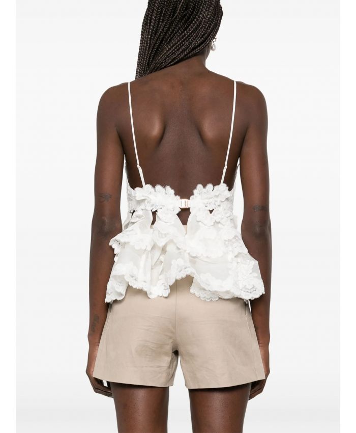 Zimmermann - crush-lace tiered top