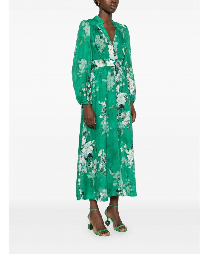 Zimmermann - Everley Plunge midi dress