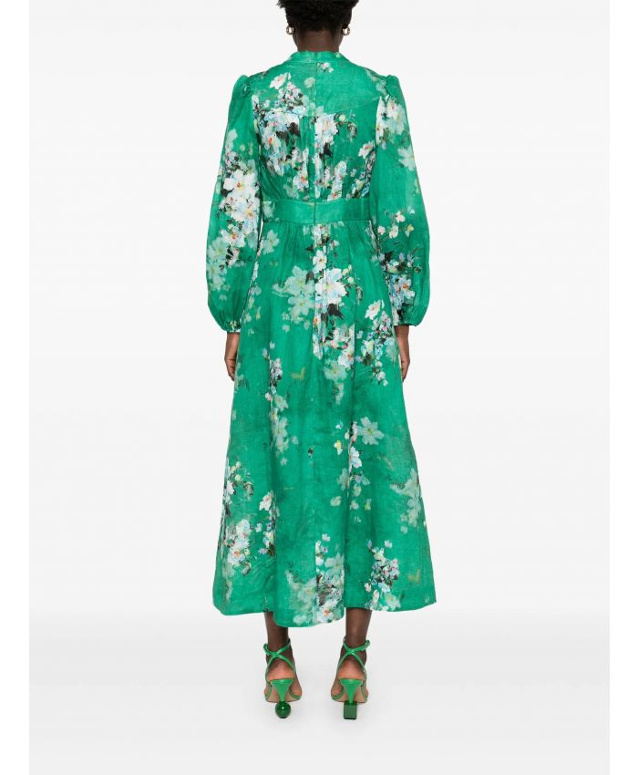 Zimmermann - Everley Plunge midi dress